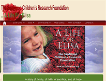 Tablet Screenshot of alifeforelisa.org